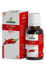 Destek - Acı Biber Yağı (Soğuk Pres) 20 ml