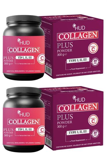 Collagen Plus Powder 300 g - Toz Kolajen (2 Adet)