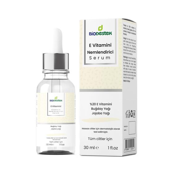 E Vitamini Nemlendiricili Cilt Bakım Serum 30 ml - 1