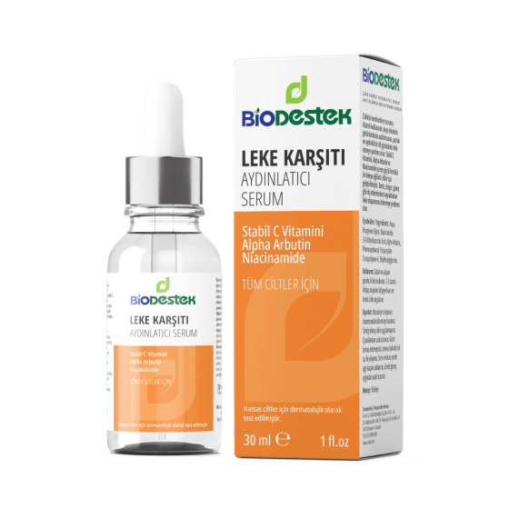 Leke Karşıtı, Aydınlatıcı C Vitaminli Cilt Bakım Serumu 30 ml - 1