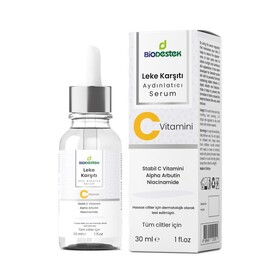 Biodestek - Leke Karşıtı, Aydınlatıcı C Vitaminli Cilt Bakım Serumu 30 ml
