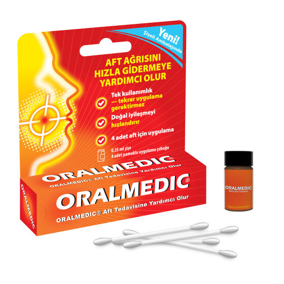 OralMedic Aft (AĞIZ YARASI) Tedavisi Tek Kullanımlık, Yeni Ambalajında - 1