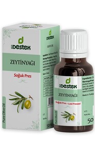 Saf Zeytinyağı (Soğuk Pres) 50 ml - Destek