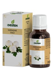 Sarımsak Yağı (Soğuk Pres) 20 ml - Destek