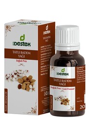 Destek - Tatlı Badem Yağı (Soğuk Pres) 20 ml